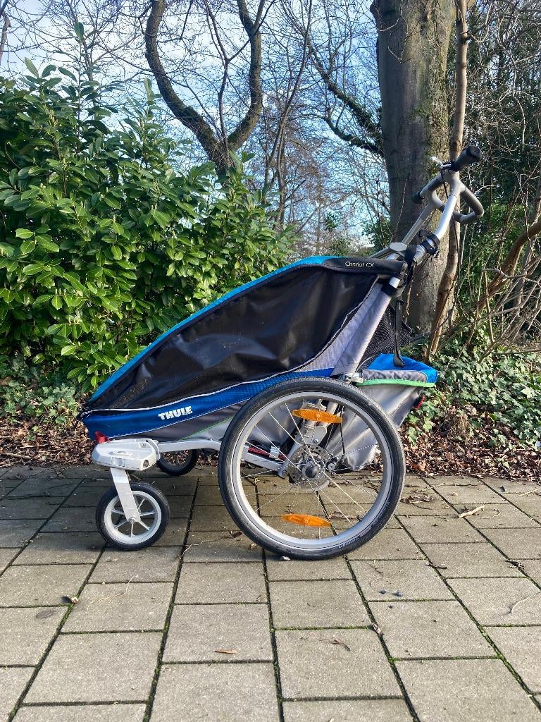 Thule Chariot CX 2 fietskar, Ophalen, Gebruikt, Opvouwbaar, Thule