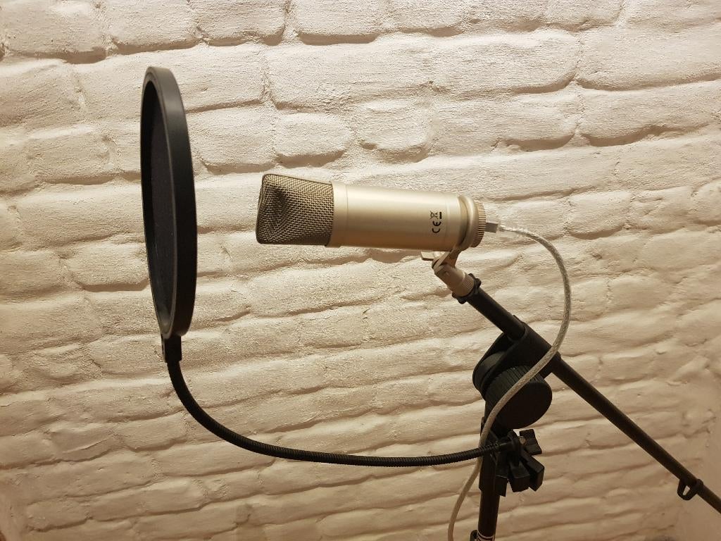 Devine Microfoon met statief, Ophalen, Zo goed als nieuw