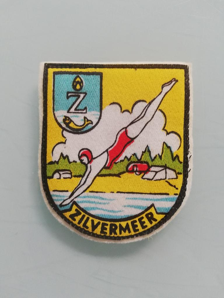 Zilvermeer stoffen batch/patch., Ophalen of Verzenden, Zo goed als nieuw, Sport