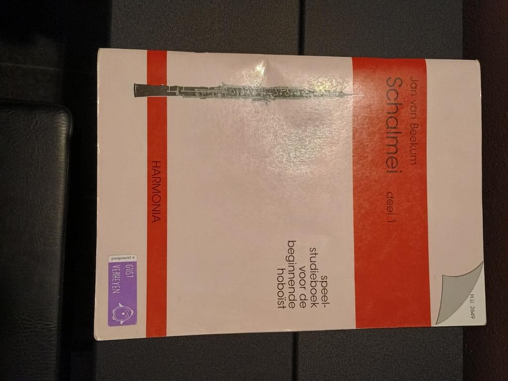 Schalmei deel 1 (Jan van Beekum) speelstudieboek hobo, Muziek en Instrumenten, Bladmuziek, Ophalen of Verzenden, Hobo