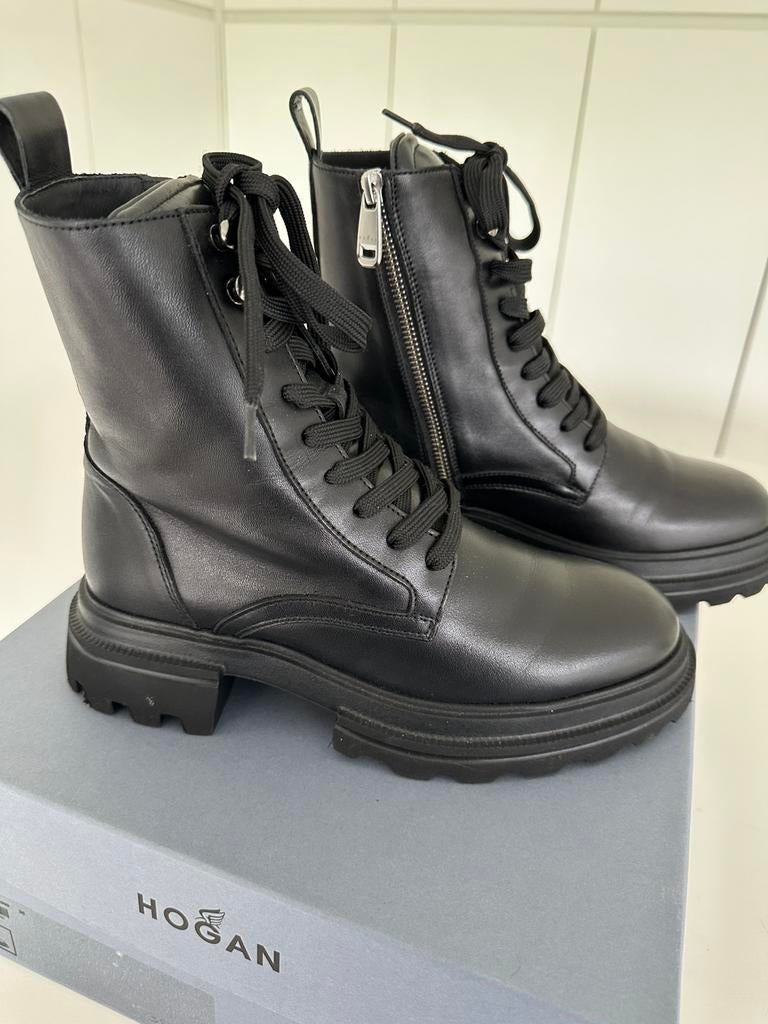 Nieuwe Hogan boots, Zwart, Lage of Enkellaarzen, Nieuw, Ophalen of Verzenden