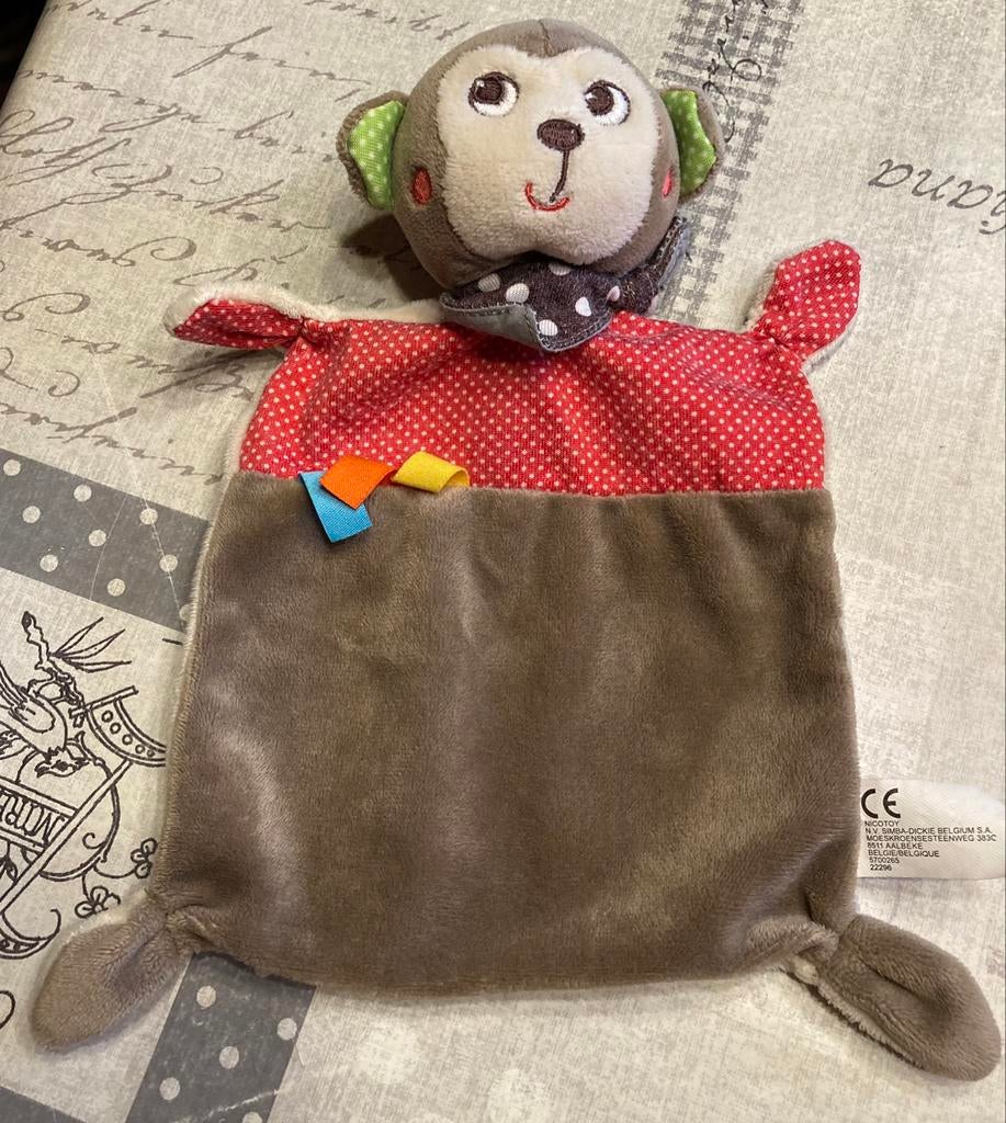 Nicotoy peluche singe en peluche., Enlèvement ou Envoi, Comme neuf, Autres types