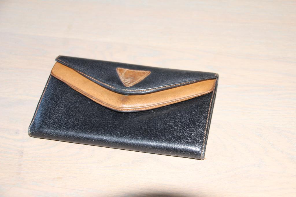 Zwarte porte-monnaie, Ophalen of Verzenden, Gebruikt, Zwart, Overige merken