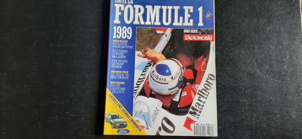 Programma boekje  L´Automobile  Formule  1  1989, Ophalen of Verzenden, Zo goed als nieuw