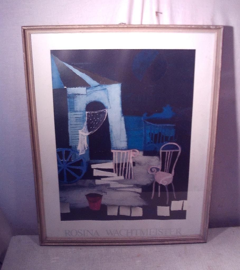 Prachtige Artprint 'Achter in de Tuin' - Rosina Wachtmeister, Ophalen of Verzenden, Zo goed als nieuw, Print, Oorspronkelijke maker