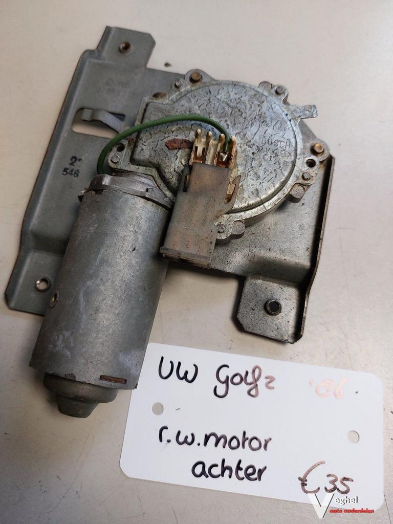 VW Golf 2 ruitenwissermotor achter '86, Gebruikt, -, -, Ophalen of Verzenden