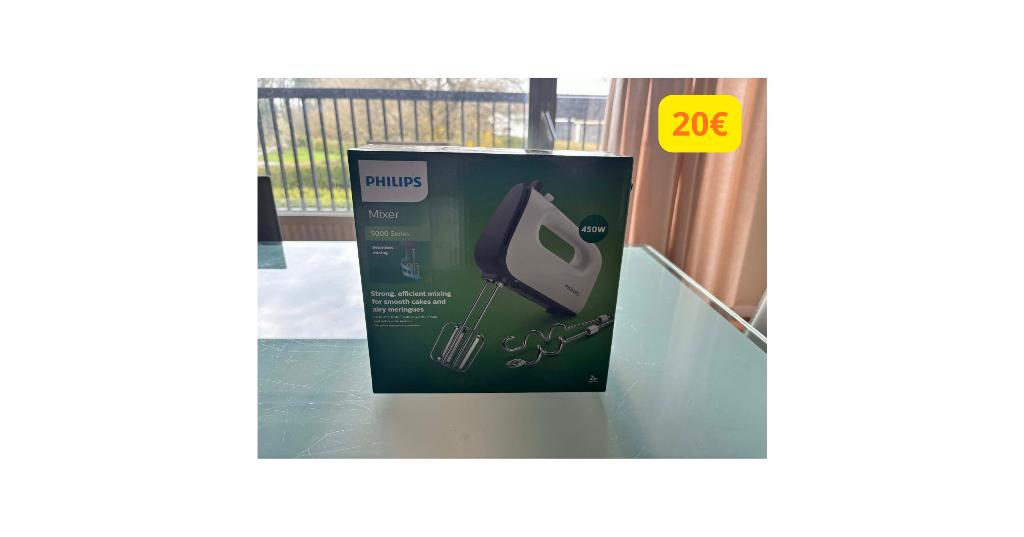 Philips mixer uit de 5000-serie, nieuw, Ophalen of Verzenden, Nieuw