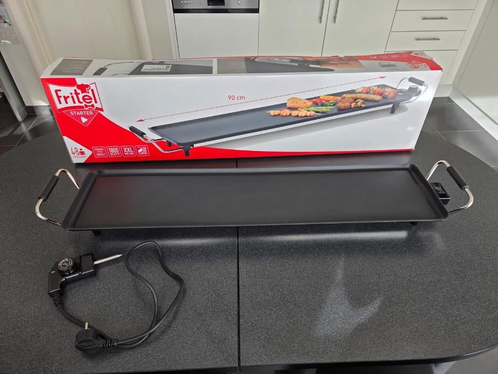 Grill en Teppanyaki plaat Fritel TY1897 90 cm, Enlèvement, Utilisé, Gril de table