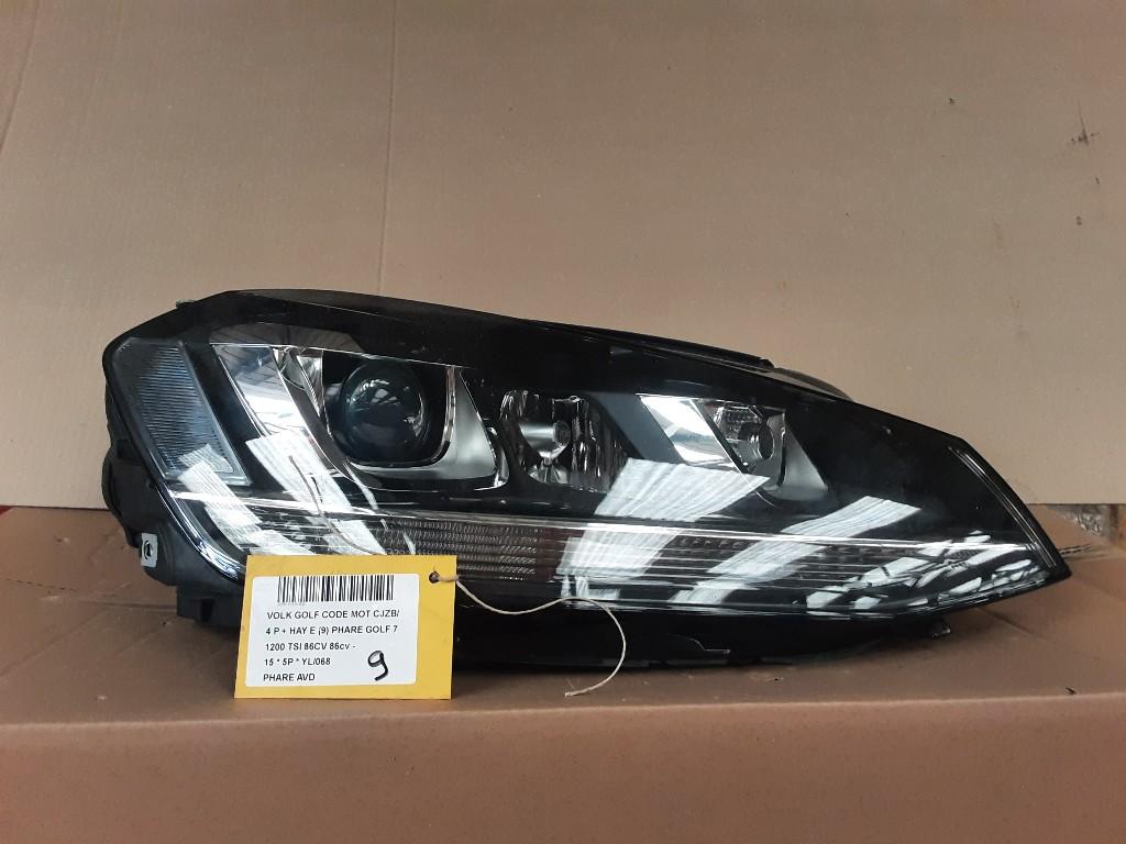 KOPLAMP RECHTS Volkswagen Golf VII (AUA) (5G1941032), Auto-onderdelen, Verlichting, Volkswagen, Gebruikt