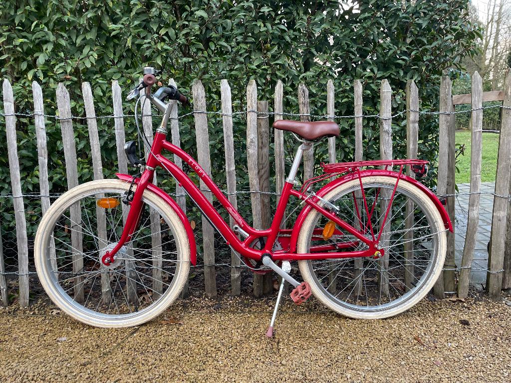 Elops Meisjes Fiets, Fietsen en Brommers, Ophalen, Versnellingen, Zo goed als nieuw, Btwin Decathlon