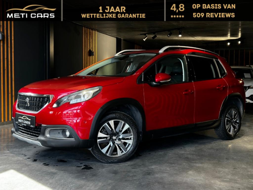 Peugeot 2008 1.2 PureTech S/S | Cruise | Sensoren | Carplay, Autos, Rouge, Achat, Euro 6, Garantie prolongée
