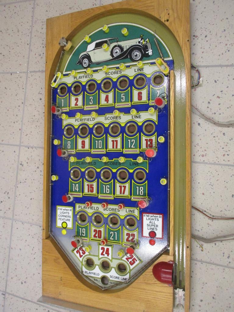 Bingo Continental Playfield, Collections, Enlèvement, Utilisé