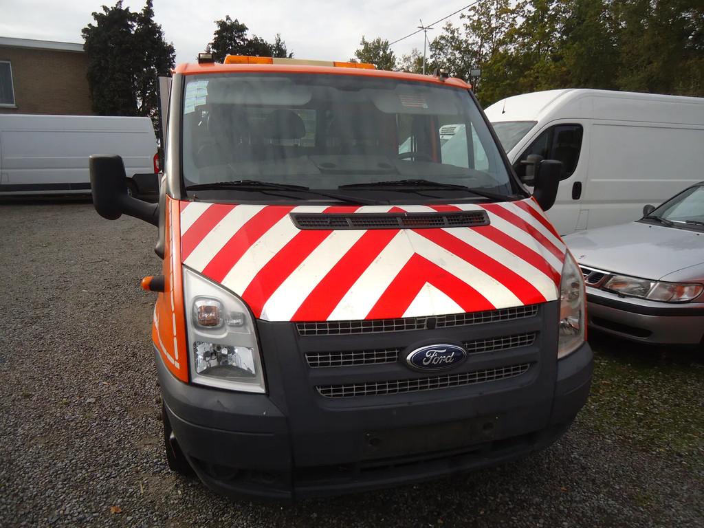 Ford Transit dub cab,6 pl,2.2d, 130pk,68 dkm !,geen airco,69, Autos, Euro 5, Achat, Verrouillage central, Entreprise