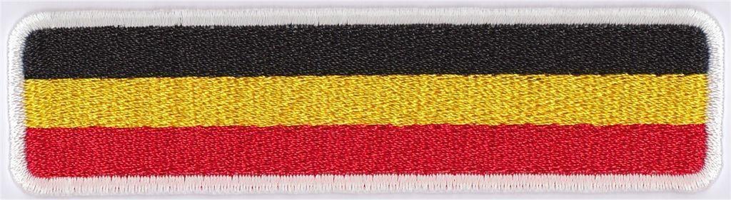 Belgische vlag biker stoffen opstrijk patch embleem #3, Verzenden, Nieuw