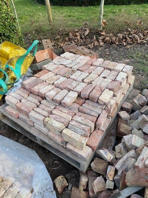 recup stenen, Doe-het-zelf en Bouw, Metselstenen, Ophalen, Gebruikt, Bakstenen