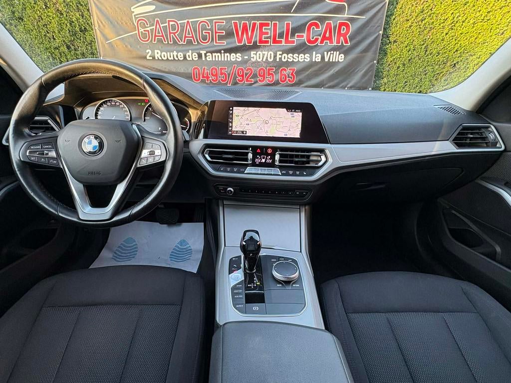 Bmw 318dA 100kw Break Boite Auto/Gps/Led... Garantie 1an!, Autos, Achat, Euro 6, Entreprise, Noir