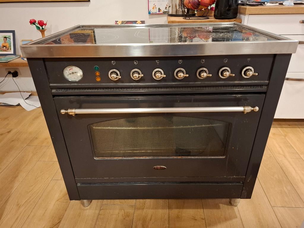 Cuissinère Boretti 90 cm, Electroménager, Cuisinières, 85 à 90 cm, Plaque chauffante, Enlèvement, Utilisé