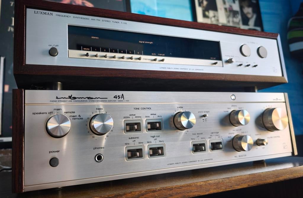 Luxman L 45A / Luxman t-115, Audio, Tv en Foto, Versterkers en Ontvangers, Ophalen