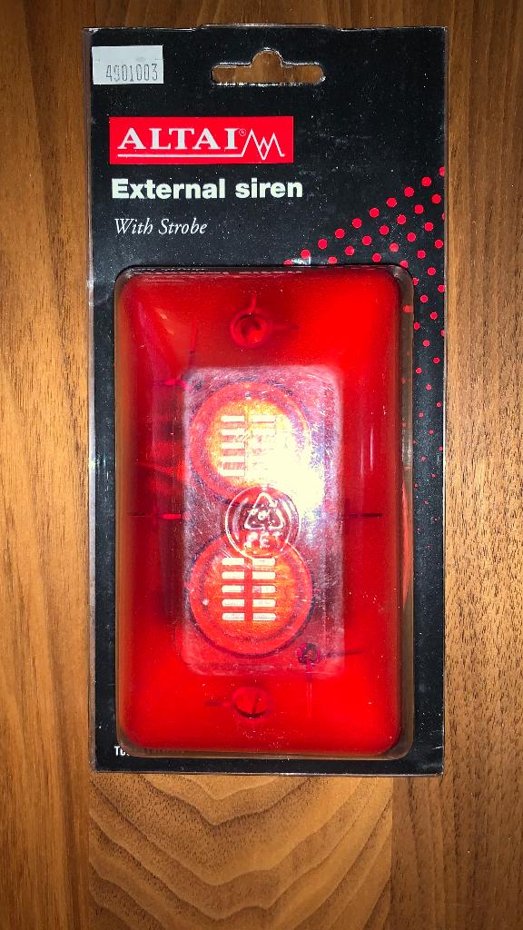 Achetez la nouvelle sirène extérieure Altaï avec stroboscope, Bricolage & Construction, Systèmes d'alarme, Enlèvement ou Envoi