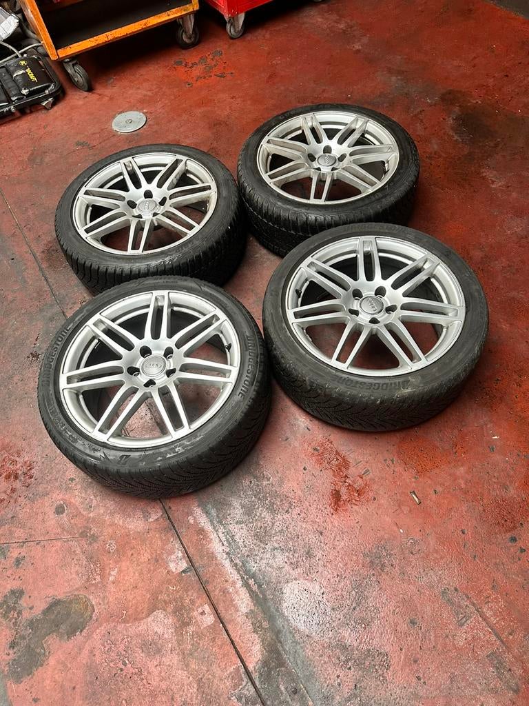 5x112 jantes audi RS4 avec tres bon 245 40 r18, Enlèvement, Pneus et Jantes