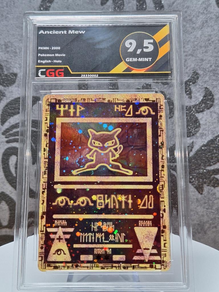Ancient Mew 2000 Pokémon Movie - 9,5 GEM MINT CGG - Pokémon, Ophalen of Verzenden, Nieuw, Losse kaart, Foil
