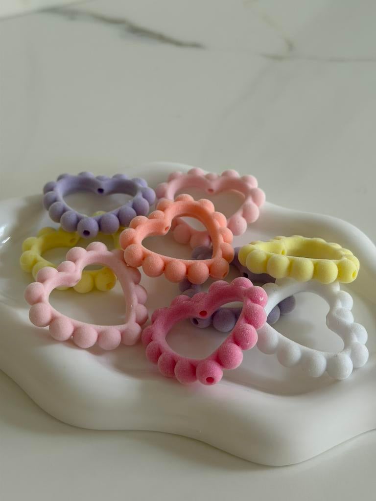 Lot ensemble perles cadrans pastel Kawaii diy bijoux neuf, Enlèvement ou Envoi, Comme neuf, Perle