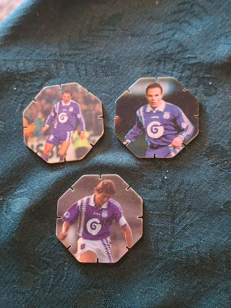 3 Topshots / RSC Anderlecht / 1994-1995, Ophalen of Verzenden, Zo goed als nieuw, Overige typen
