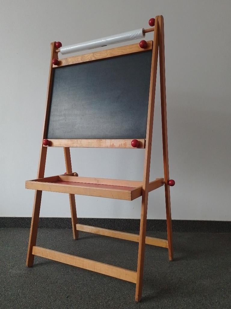 Belle tableau noir/chevalet à peinture jouets en bois, Enlèvement, Utilisé