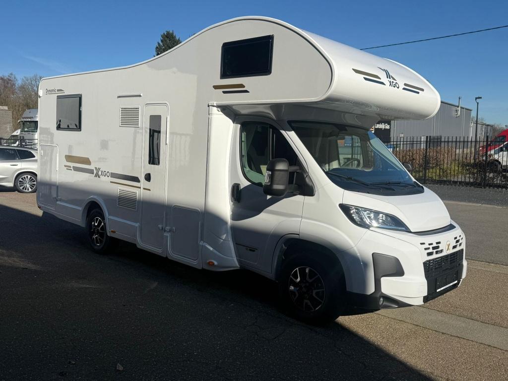 Dynamic 95 Twinbedden, Caravans en Kamperen, Mobilhomes, Alkoof, Fiat, Koelkast, Bedrijf