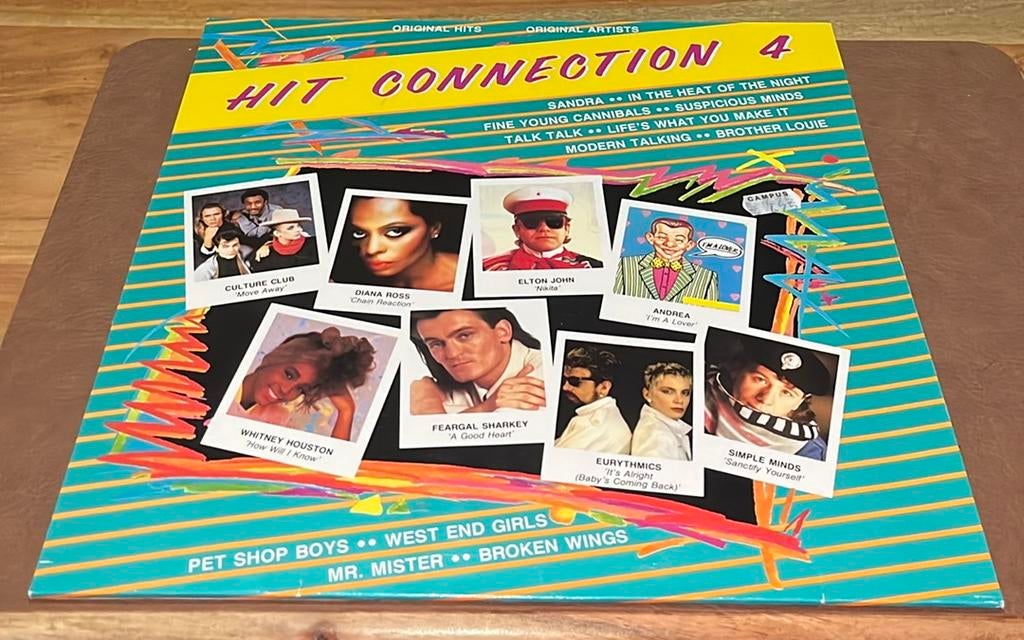 Hit Connection 4 - vinyl LP - BE - enige persing, Ophalen of Verzenden, Gebruikt