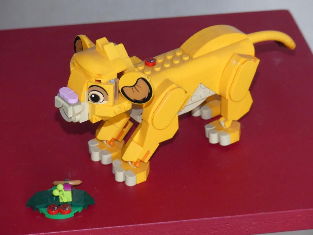 LEGO Simba de Leeuwenkoning als welp set 43243, Kinderen en Baby's, Ophalen of Verzenden, Gebruikt, Complete set, Lego
