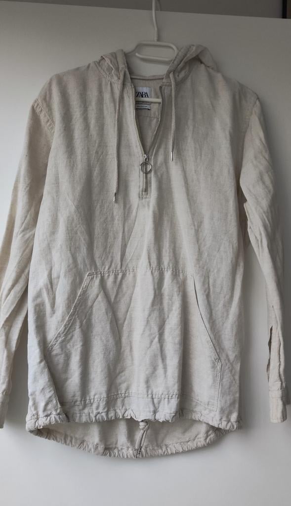 Zara Hoodie Beige Medium van linnen katoen gemaakt, Vêtements | Femmes, Blouses & Tuniques, Enlèvement ou Envoi, Beige