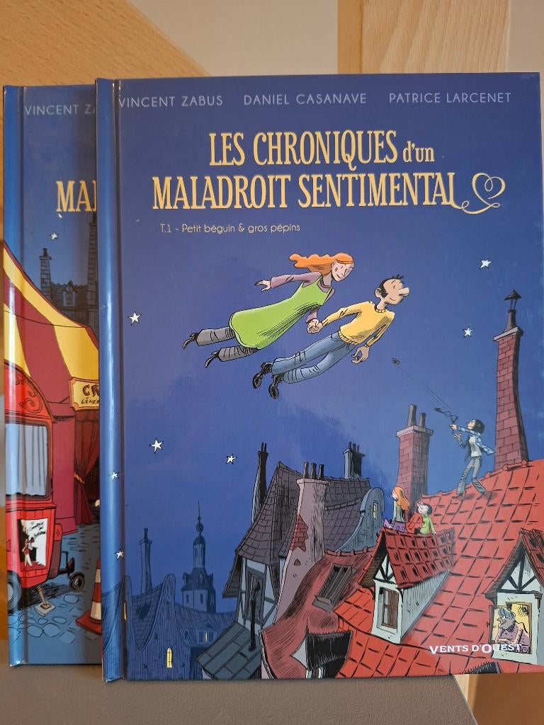 BD Les chroniques d'un maladroit sentimental 1 et 2, Zabus, Enlèvement ou Envoi, Série complète ou Série, Comme neuf