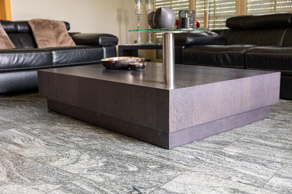 Eiken salontafel, Ophalen, Gebruikt, Eikenhout, Rechthoekig