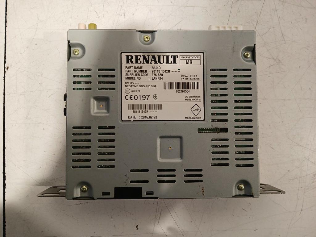 Radio Renault Mégane, Enlèvement ou Envoi, Van der Ven Autorecycling B.V., Onderdelen@venauto.nl, Ettenseweg 76, 4706 PB Roosendaal, The Netherlands