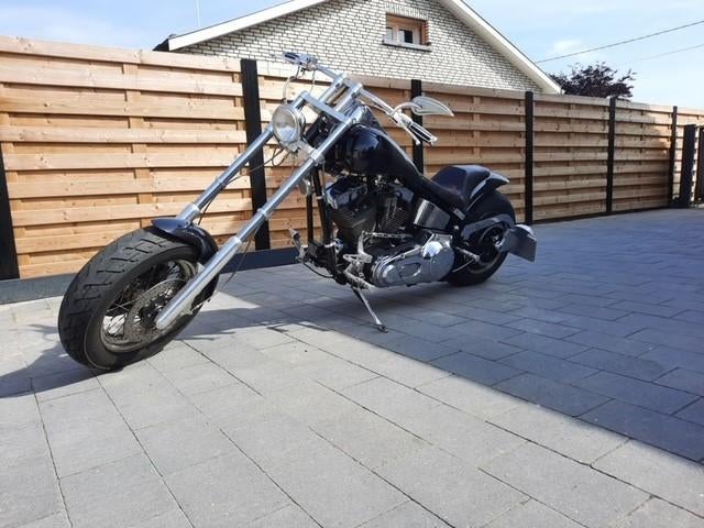 harley davidson softail omgebouwd