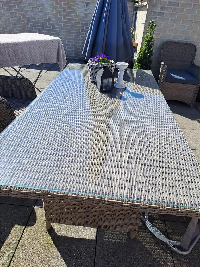 Tuintafel, Ophalen, Gebruikt, Rechthoekig, Kunststof