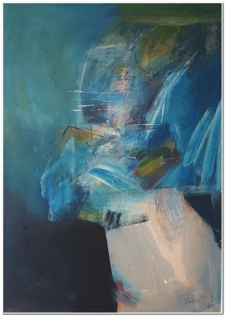 Robert S. Halpern (XX-eeeuw) - Olieverf op paneel, Enlèvement