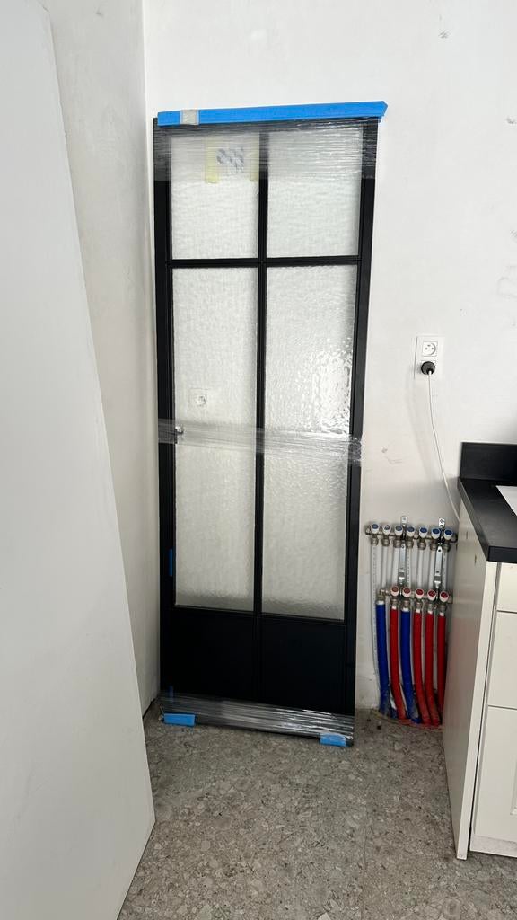 Stalen binnendeur in frame, Neuf, Porte intérieure, Enlèvement, Moins de 80 cm