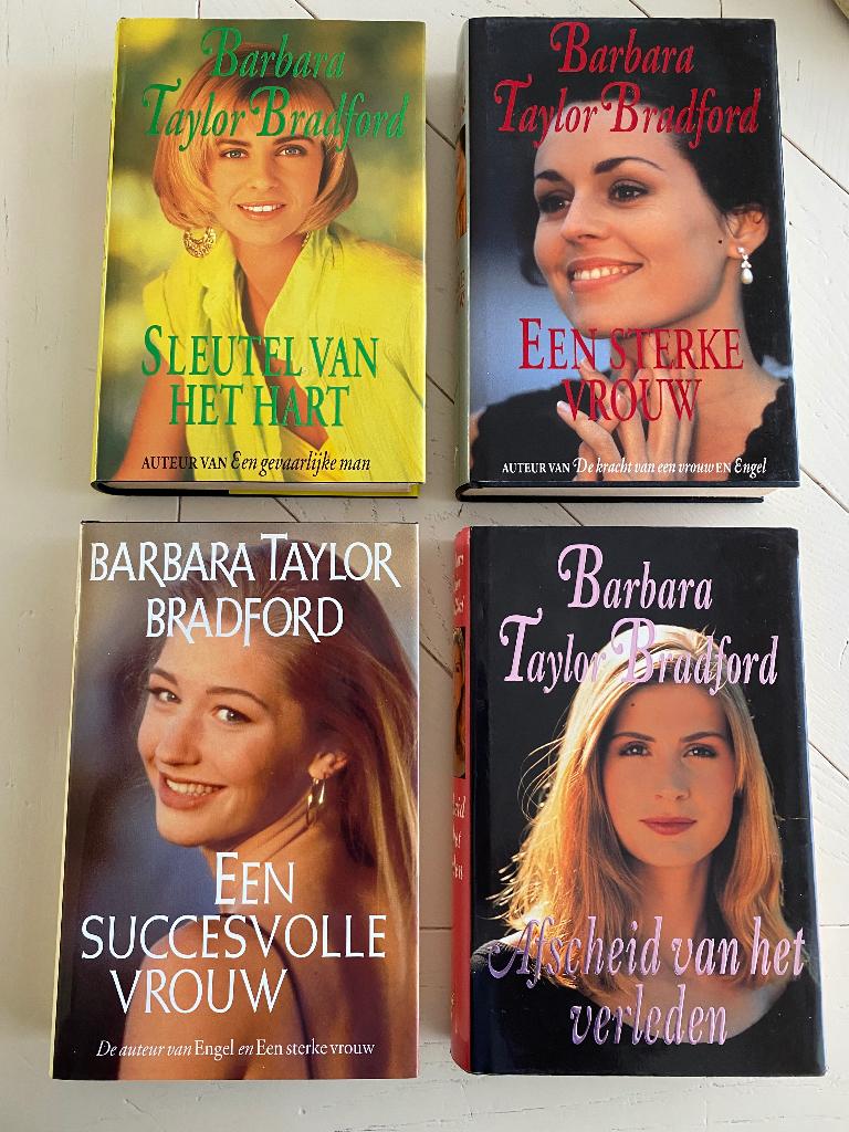 Barbara Taylor Bradford, 4 romans, Ophalen of Verzenden, Zo goed als nieuw, Barbara Taylor BRADFORD