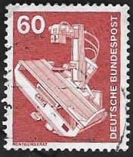 1 Postzegel Duitsland 1975 Industrie en techniek, Ophalen of Verzenden, BRD, Gestempeld