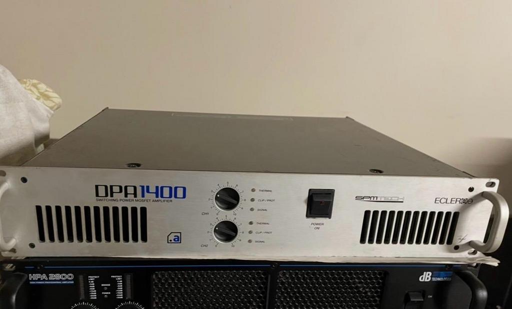 Ecler DPA 1400 Versterker - 2x700W bij 4 ohm, Muziek en Instrumenten, Versterkers | Keyboard, Monitor en PA, Zo goed als nieuw