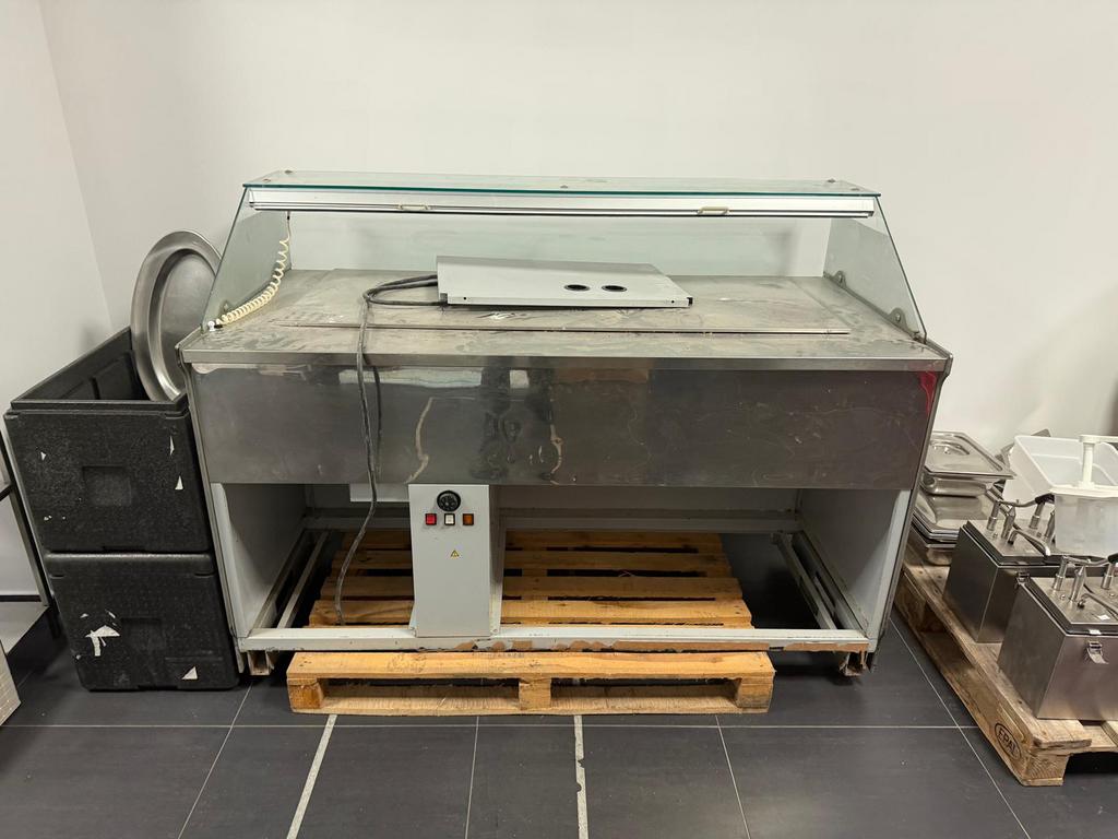 Vitrine chauffante professionnelle libre-service négociable, Enlèvement, Utilisé, Autres types