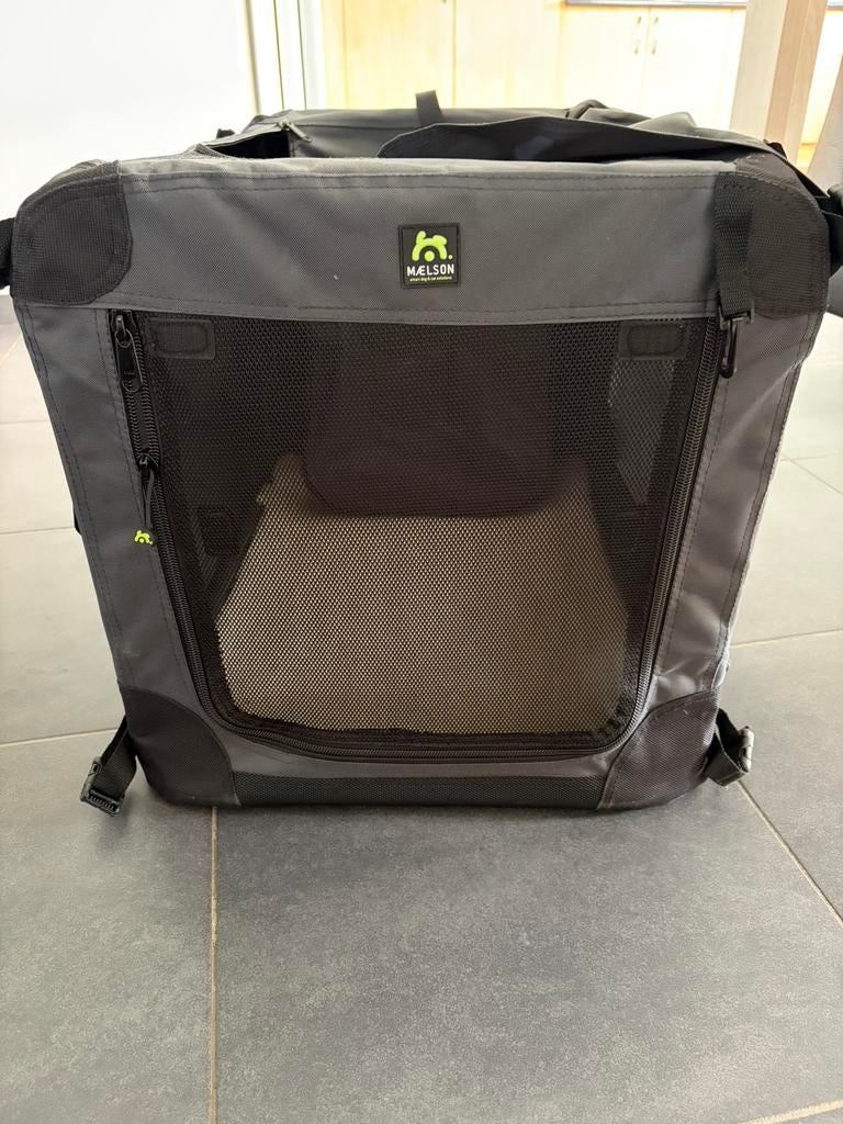 Maelson Soft Kennel Hondenbench - Antraciet - 72x51x51 cm, Dieren en Toebehoren, Ophalen, Zo goed als nieuw