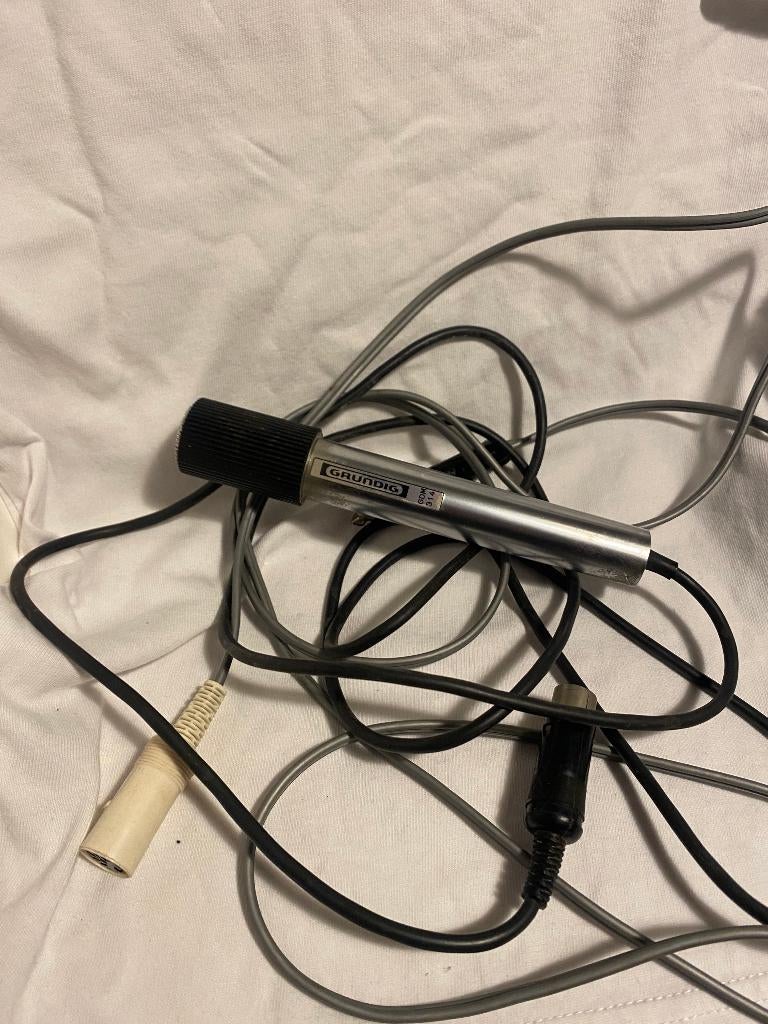 Vintage microfoon Grundig GDM 314, Ophalen of Verzenden, Zo goed als nieuw, Overige typen