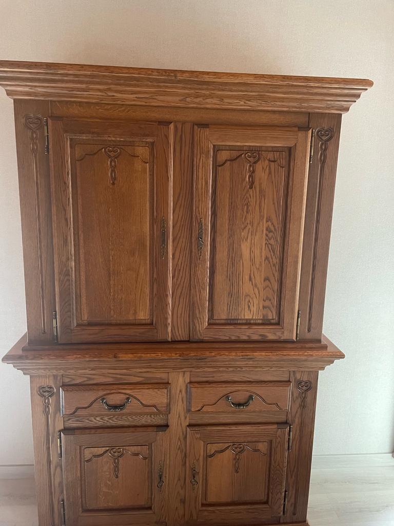 Volledige eetkamer, Huis en Inrichting, Ophalen, Zo goed als nieuw, Antiek, 4 tot 6 stoelen