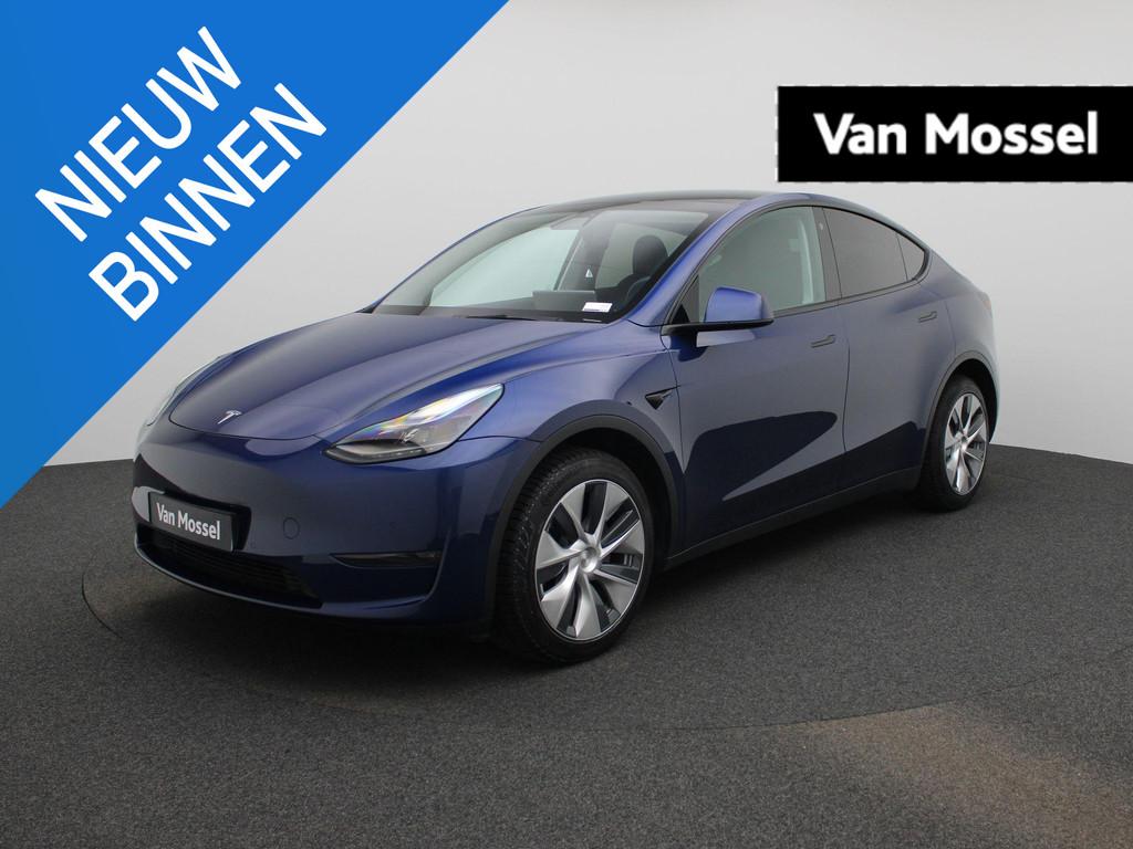 Tesla Model Y Long Range Dual Motor LED | PANO | LEDER | NAV, Auto's, 495 min, 1885 kg, Electronic Stability Program (ESP), Blauw