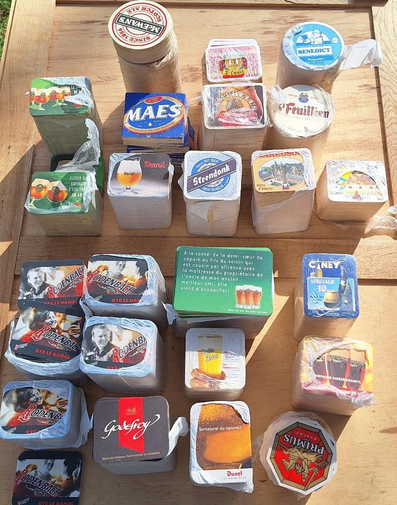 Gros lot de sous bock Stella.Benedictine. ..., Collections, Enlèvement, Comme neuf, Sous-bock, Autres marques