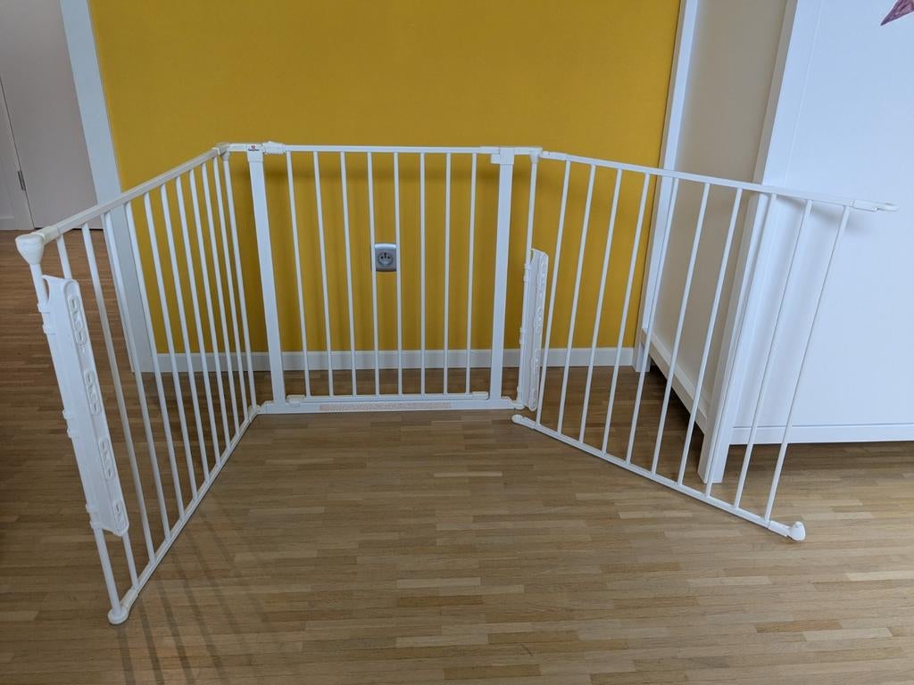 Babydan traphekje 3-delig 213-220 CM zonder boren, Kinderen en Baby's, Traphekjes, Ophalen