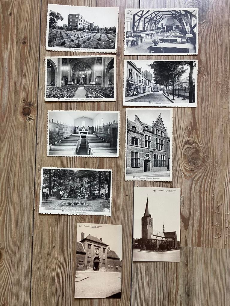 Turnhout - lot 9 oude postkaarten, Verzamelen, Ophalen, Zo goed als nieuw